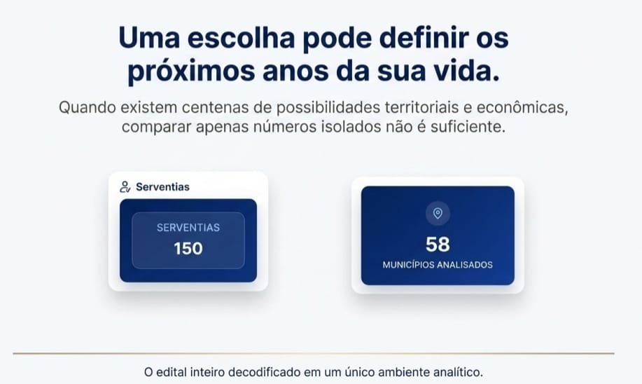 Uma escolha pode definir os próximos anos da sua vida